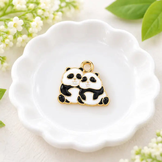 Couple Panda Charms (Type 3) - 1 Pc