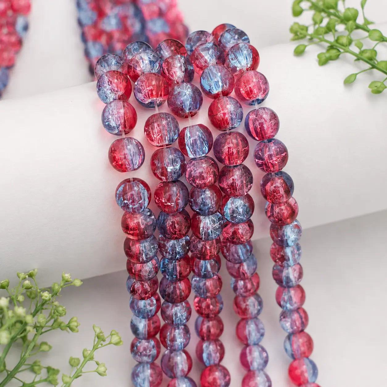Crackle Beads 8mm - EFCCRM0077