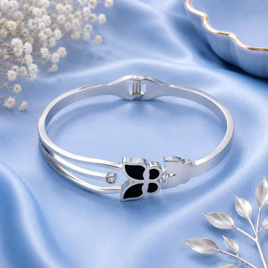 Premium Anti Tarnish Bracelet for Women – Stainless Steel Silver Bracelet (EFCATB0015)