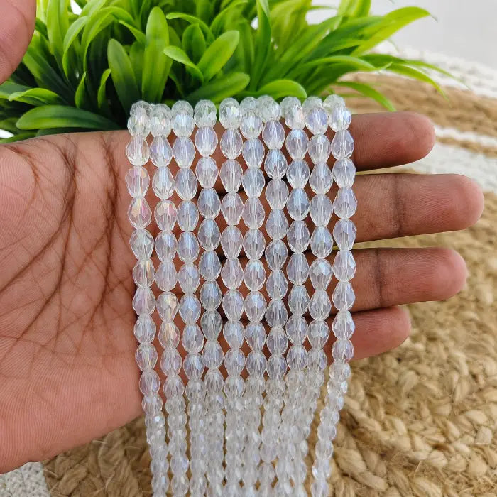 Faceted Drop Crystal Beads – EFCDCB0021