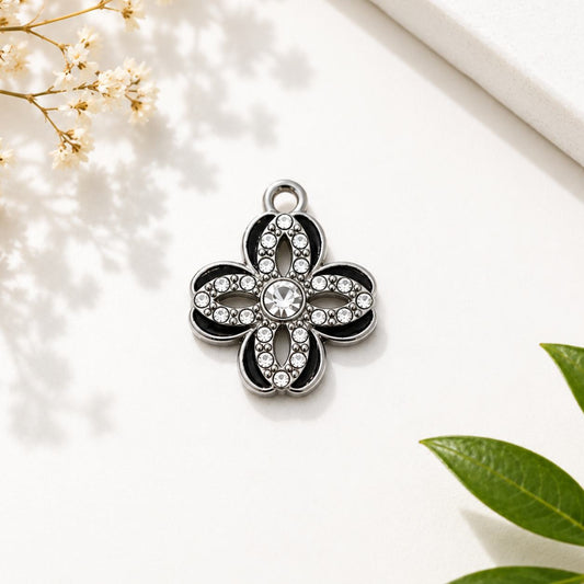 Flower Stone Charms