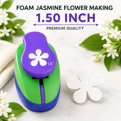 Foam Jasmine Flower Making Punch Machine / Cutter