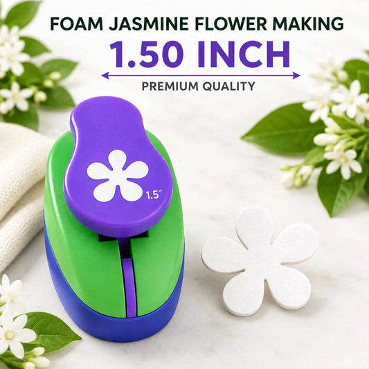Foam Jasmine Flower Making Punch Machine / Cutter