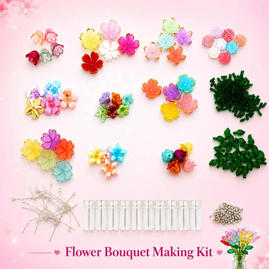 Glass Flower Bouquet Making Kit