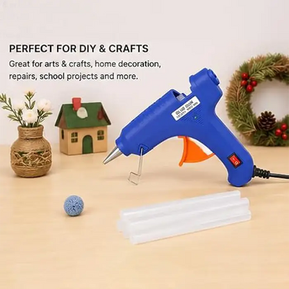 60W Hot Melt Glue Gun with Trigger & Stand