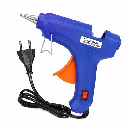 60W Hot Melt Glue Gun with Trigger & Stand