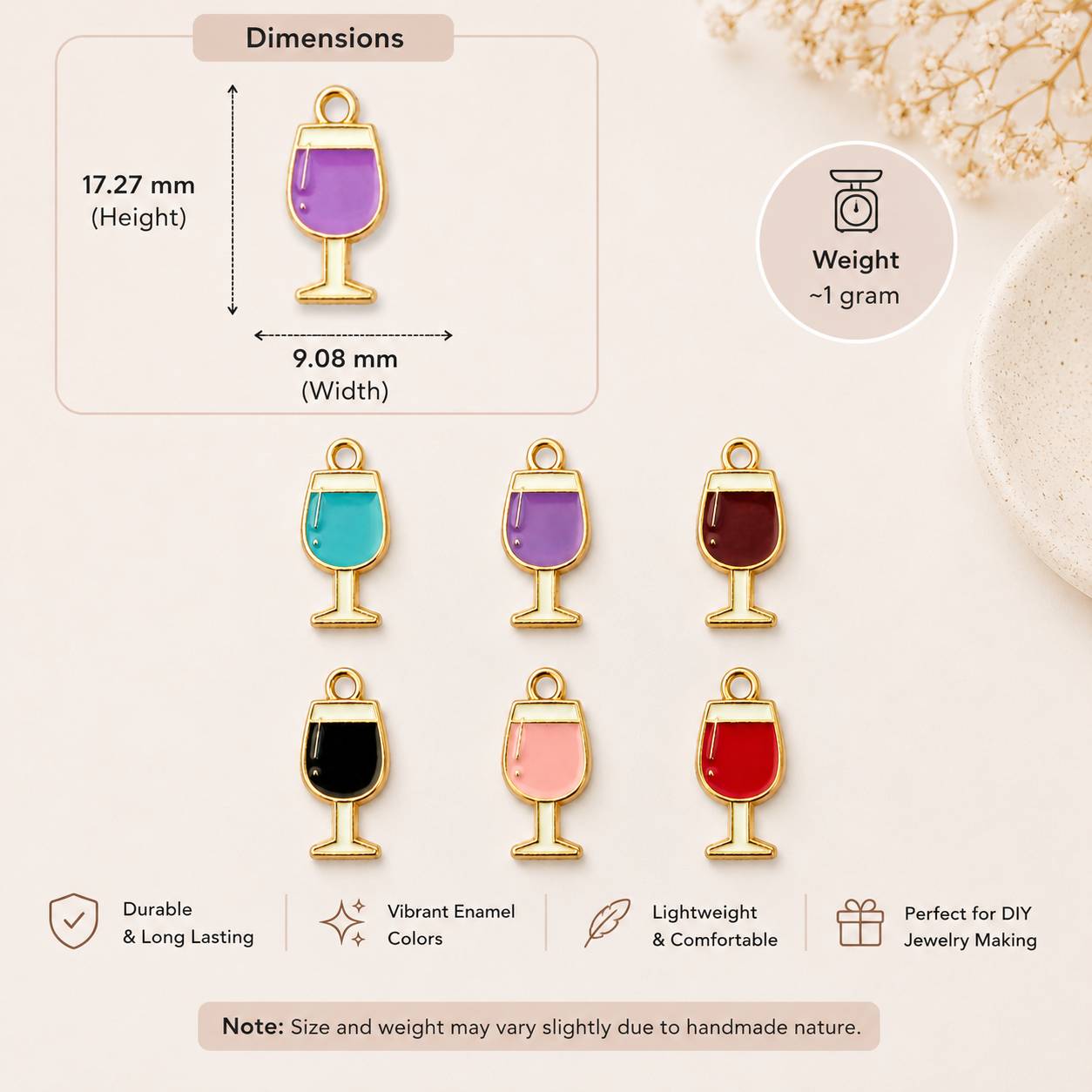 Goblet Enamel Charms