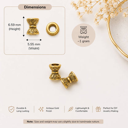 Golden Spacer Beads