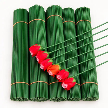Green Floral Thick Wire for Flower Making & Crafts