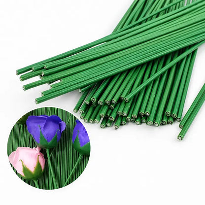 Green Floral Thick Wire for Flower Making & Crafts