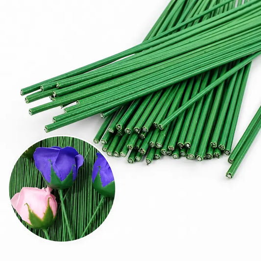 Green Floral Thick Wire for Flower Making & Crafts