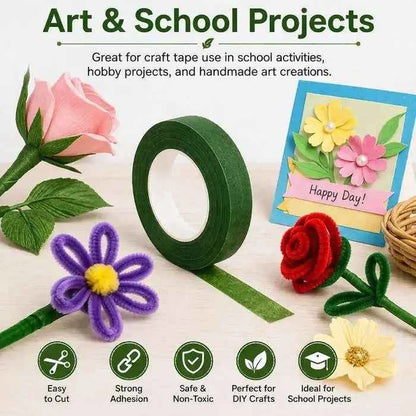 Green Floral Tape for Flower Making