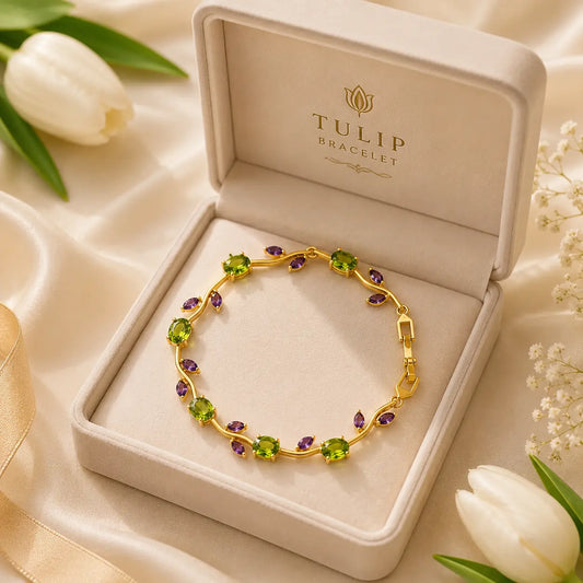 Tulip Bracelet - Green