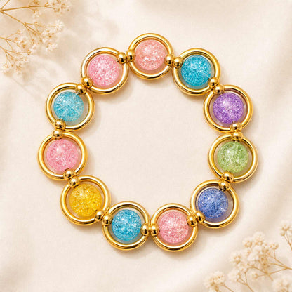 Hallow Spacer Ring with Two Side Holes - 50 Pcs