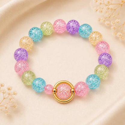 Hallow Spacer Ring with Two Side Holes - 50 Pcs
