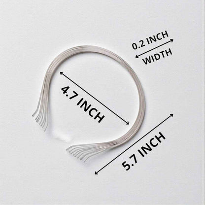 Metal Head Band Base (Silver) - 1 Pc