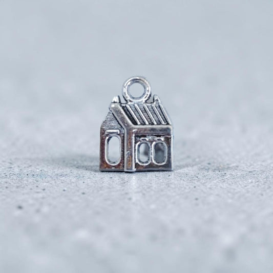 House Silver Metal Charms