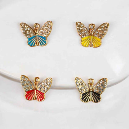 Butterfly Stone Color Split Charm
