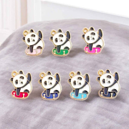 Skating Board Panda Charm