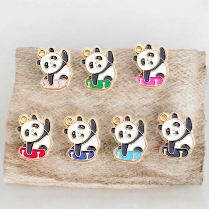 Skating Board Panda Charm