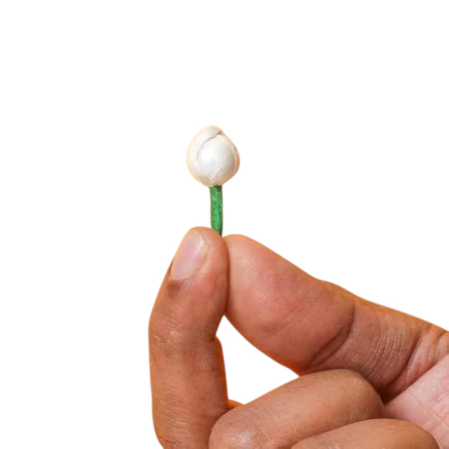 Artificial Mogra /Jasmine Flower Buds for Jewellery Making - 20 Pcs