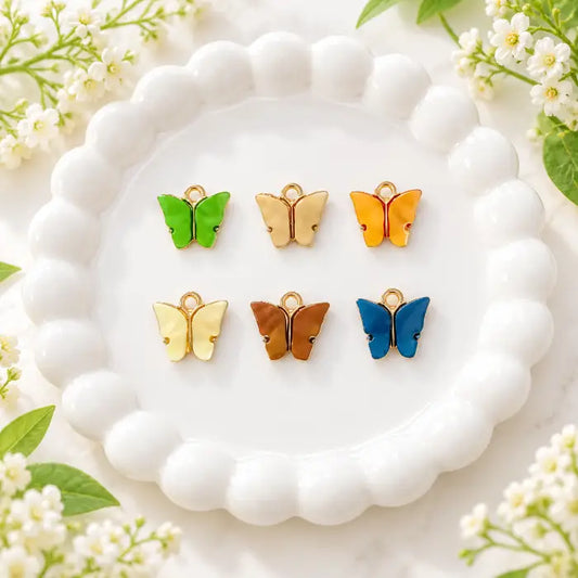 Jelly Butterfly Charms (Type II) - 1 Pc