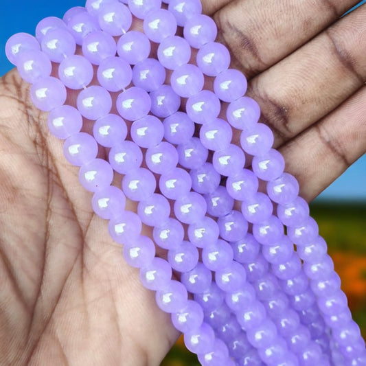 Fall in love with our dreamy Lavender Jelly Beads – perfect for your next pastel project
