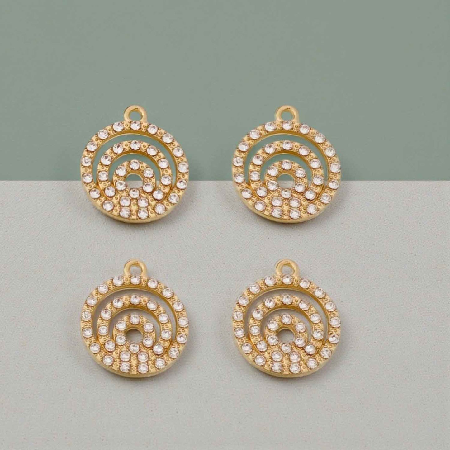 Luxury Crystal Stone Pendant Charm- 1 Pc