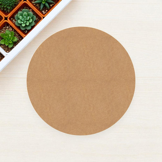 Round MDF Base (2 Inch) - Pack of 5 Pcs