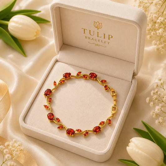 Tulip Bracelet – Maroon