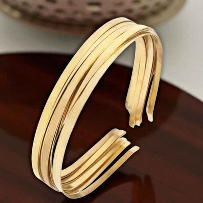 Metal Head Band Base (Gold Color) - 1 Pc