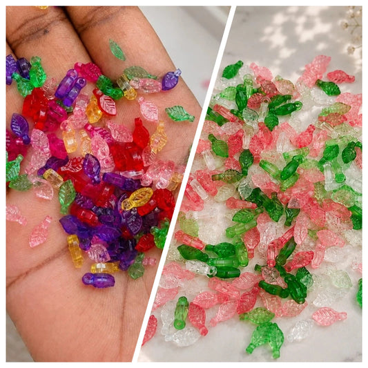Multicolor Acrylic Transparent Leaf