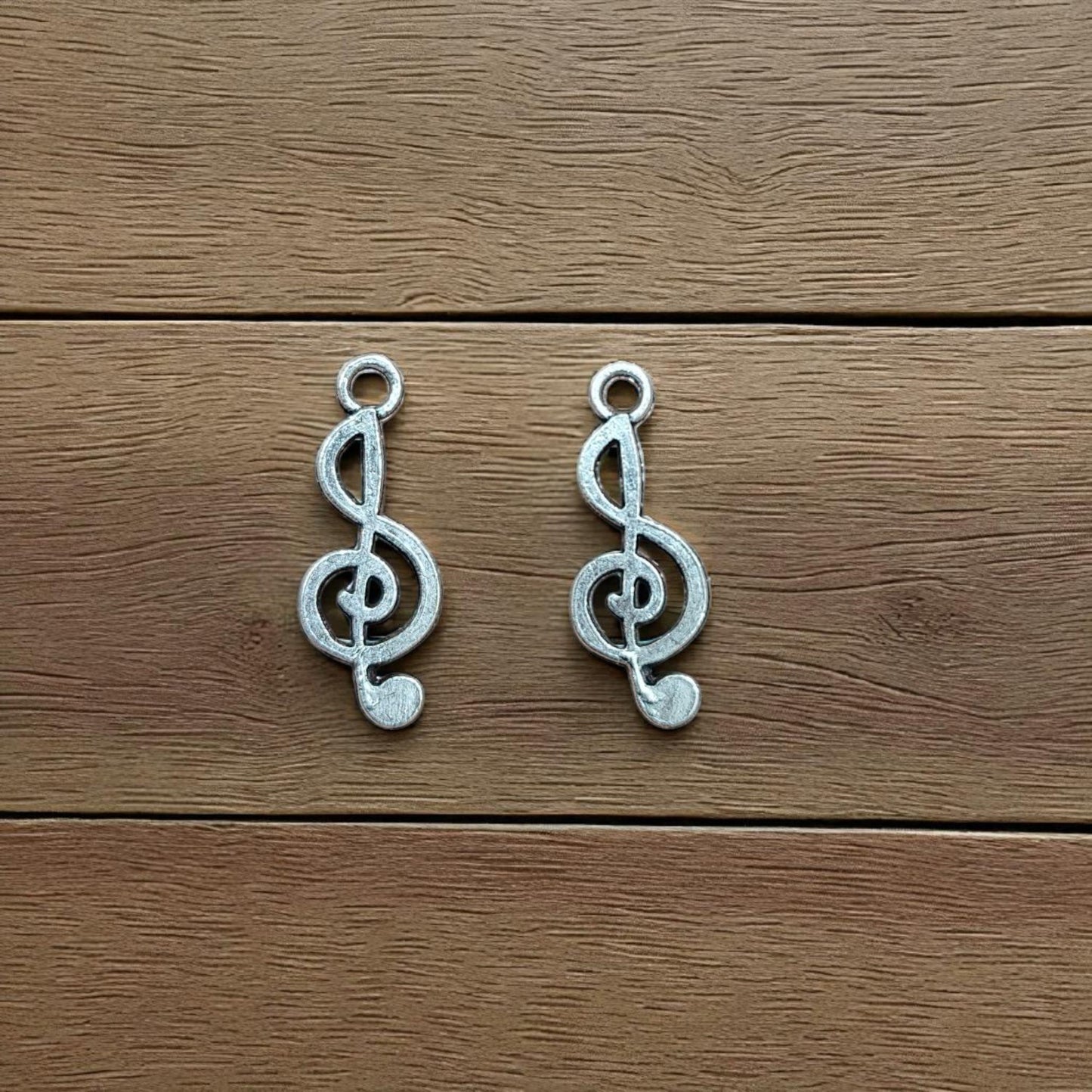 Music Sign - Metal Charm - 1 Pc