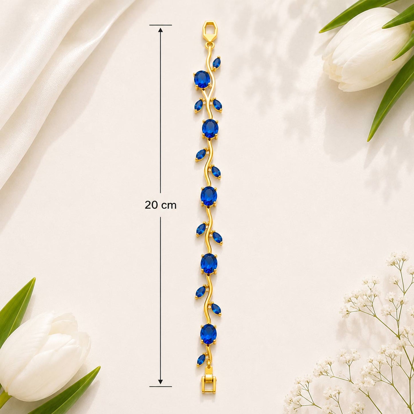 Tulip Bracelet – Navy