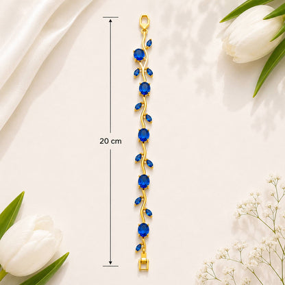 Tulip Bracelet – Navy