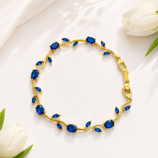 Tulip Bracelet – Navy