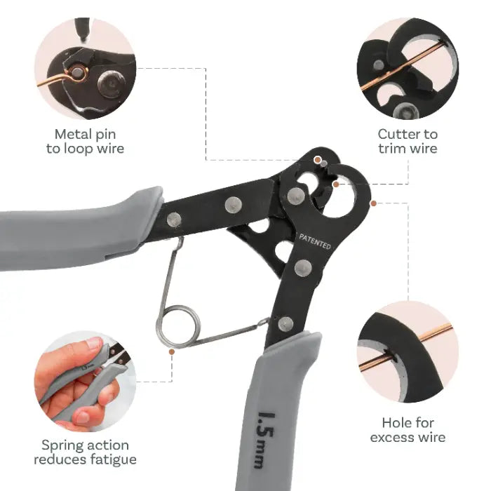 1.5mm One-Step Looper Tool for Jewellery