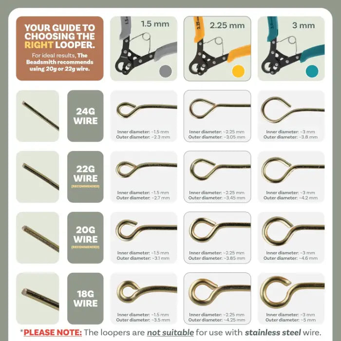 1.5mm One-Step Looper Tool for Jewellery