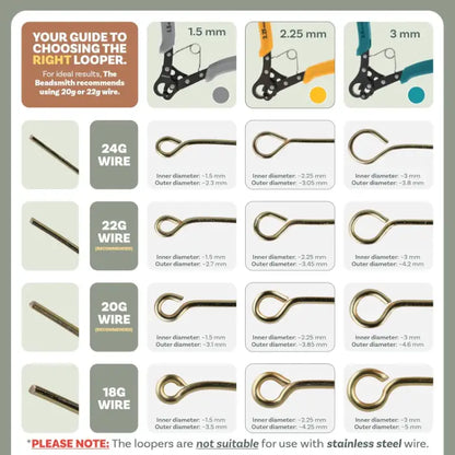 1.5mm One-Step Looper Tool for Jewellery