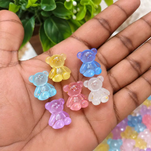 Pastel Teddy Bear Beads