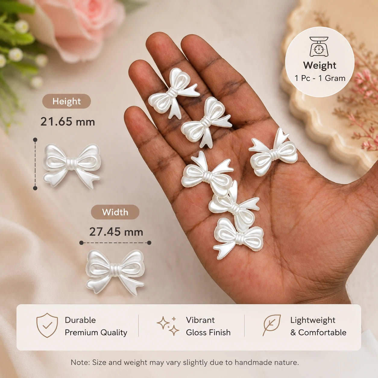 Pearl Bow for DIY Crafts