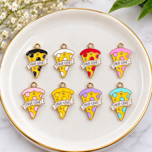Pizza Love Charms