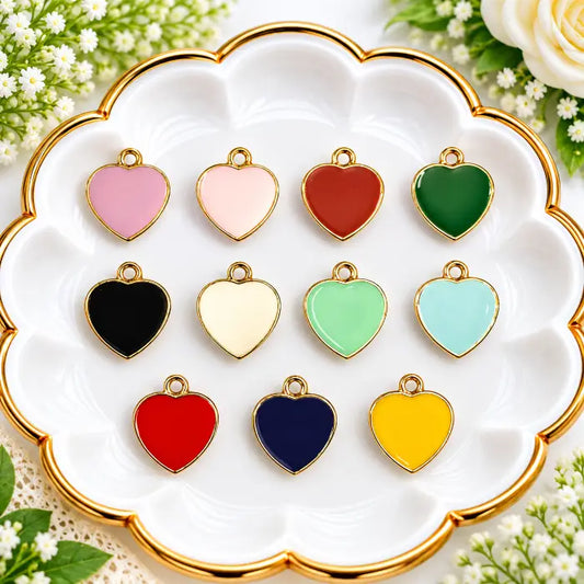 Plain Shiny Heart - 1 Pc