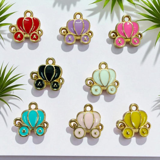 Multicolor Heart Alphabet Charms – Personalized Letter Charms for Jewelry Making