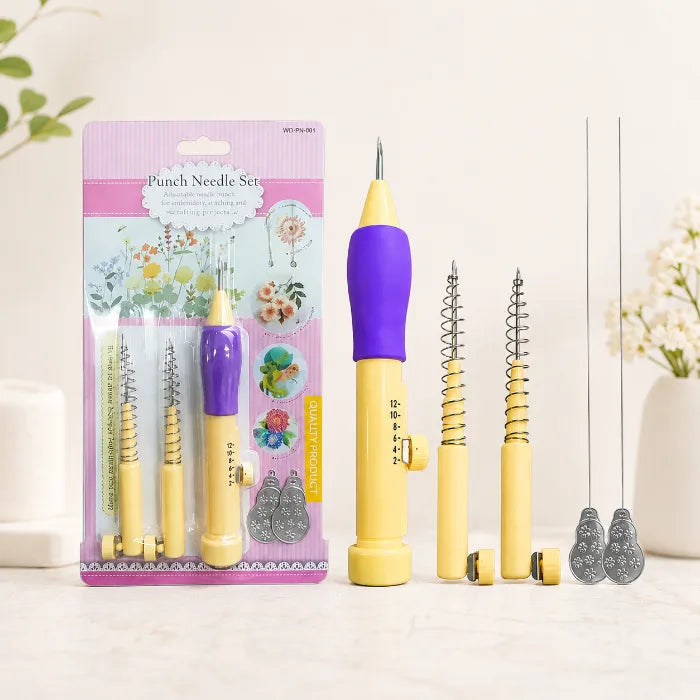Punch Needle Set for Embroidery & Crafting