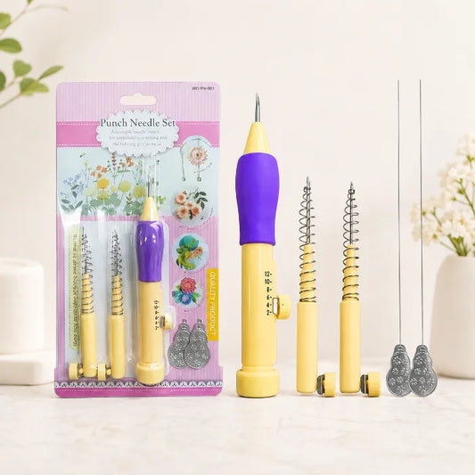 Punch Needle Set for Embroidery & Crafting
