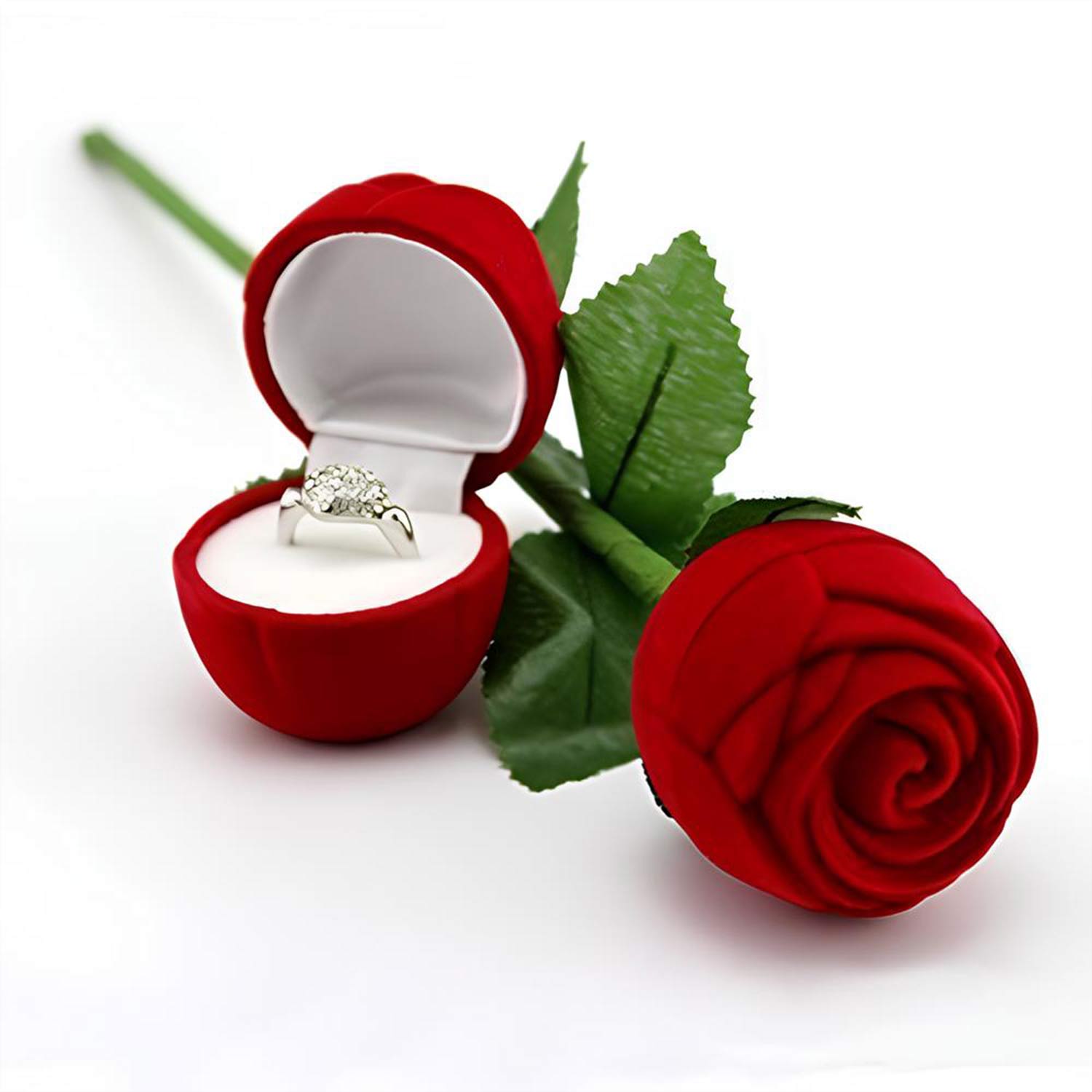 Rose Ring Holder Valentine Gift - 1 Pc