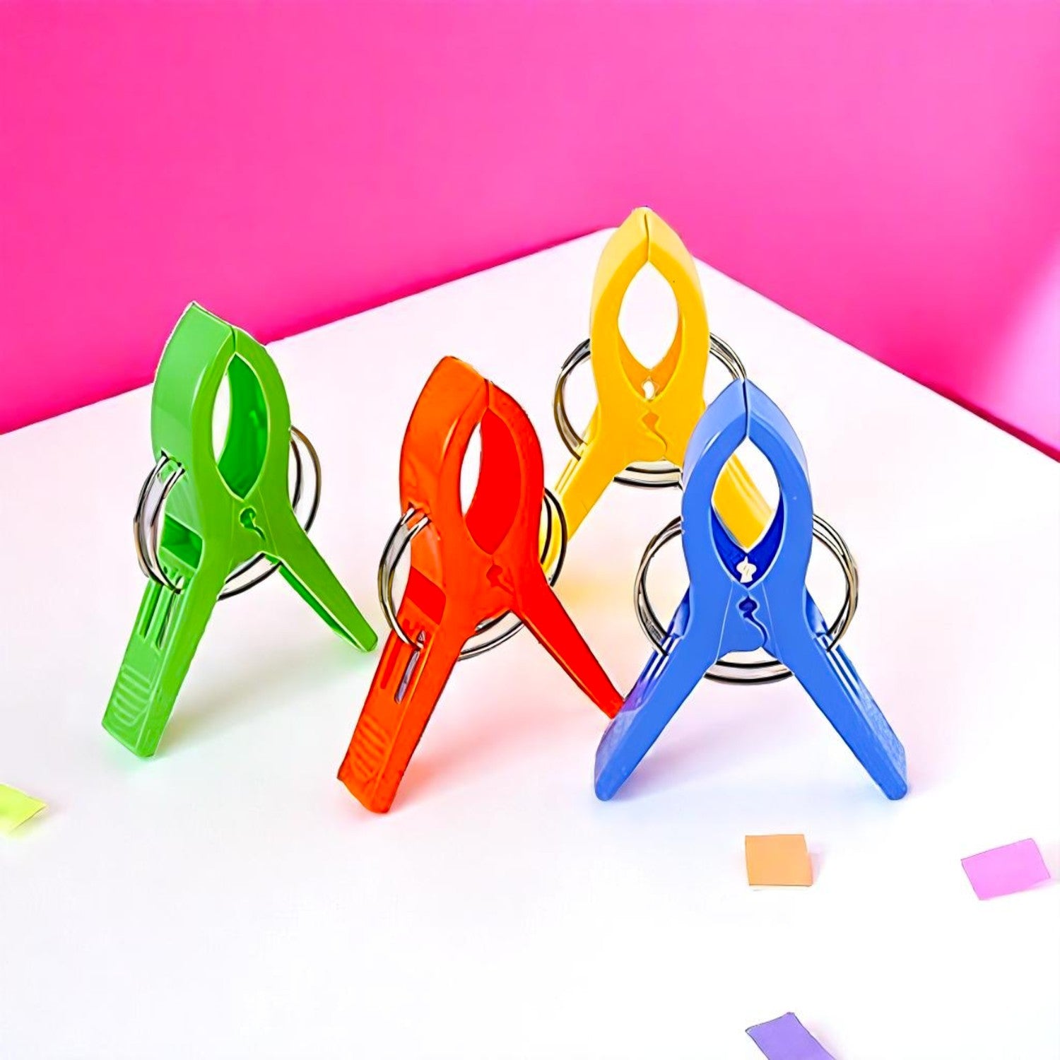 Durable saree pegs with strong grip and smooth edges, ideal for neatly hanging sarees in wardrobes or on hangers.