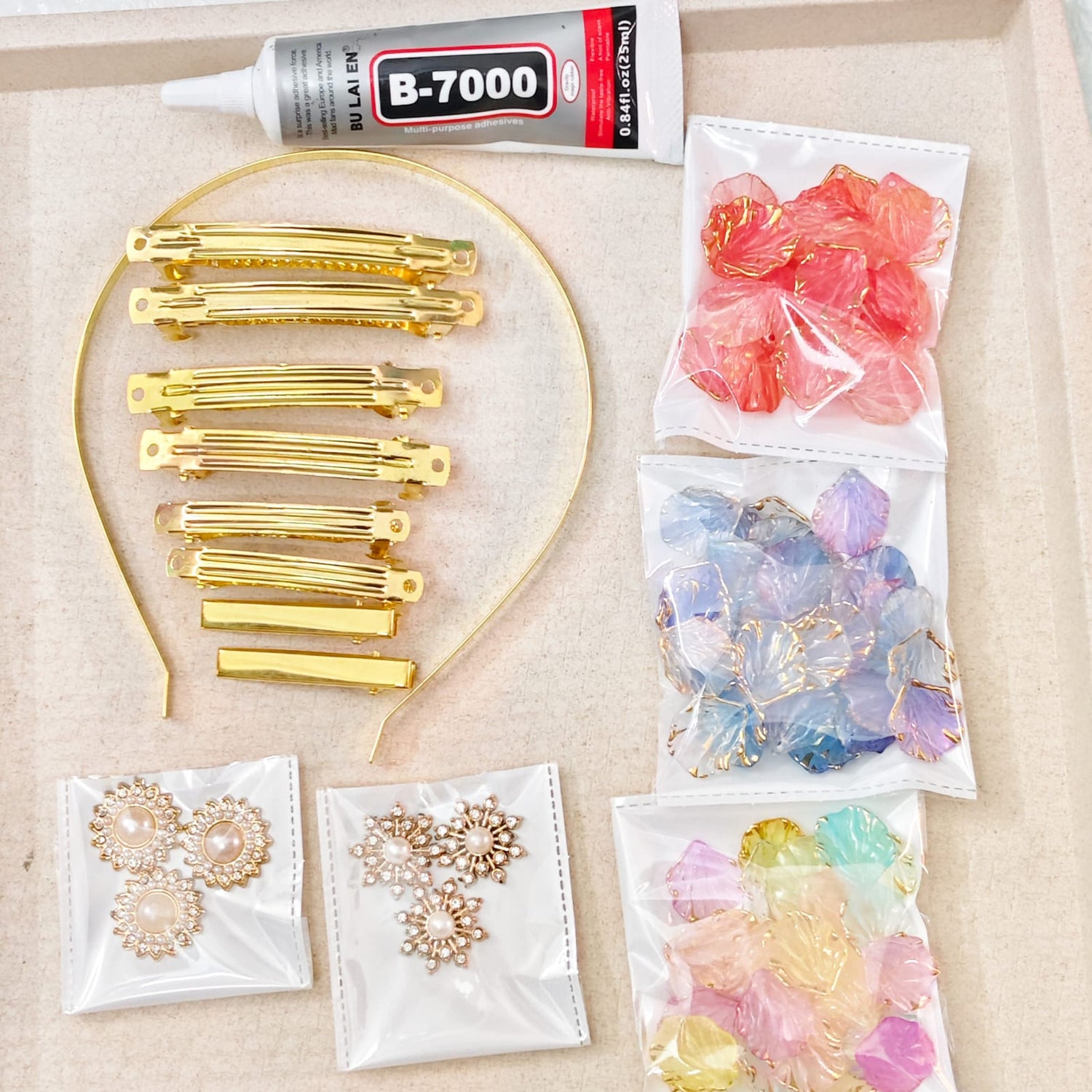 shell brooch combo kit with assorted designs for jewellery making and DIY craft projects