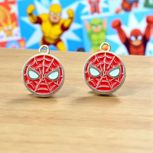 Spiderman Charm for Jewelry Making – 1 Pc